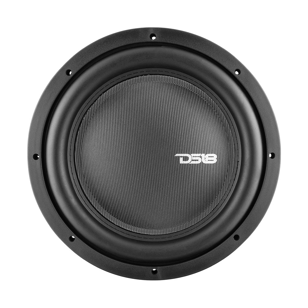 DS18 IXS Shallow 12" Subwoofer 1600 Watts SVC 4-Ohms audio subwoofers.