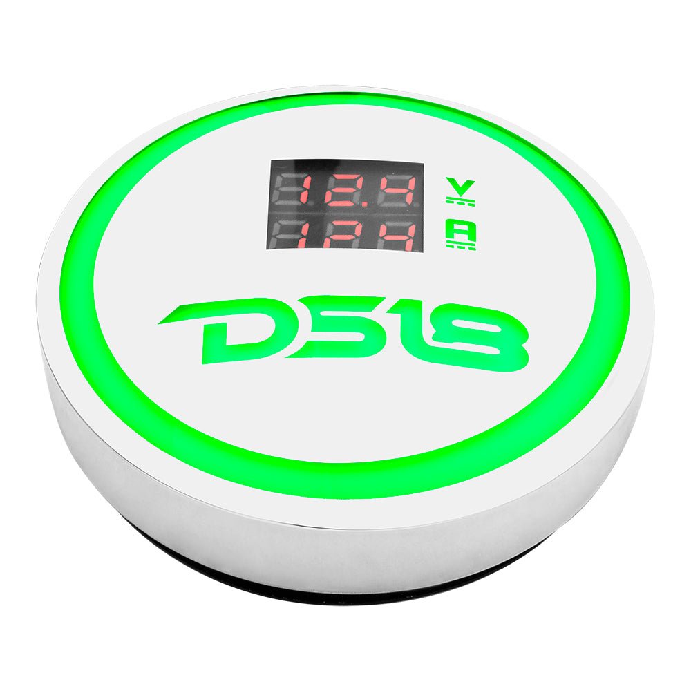 DS18 LBC6VAM Badge with RGB Lights and Volt/Current Meter