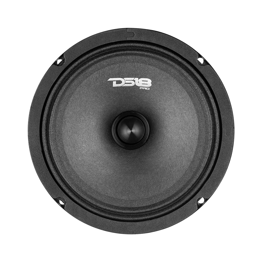 DS18 PRO-B6.4 6.5" Mid-Range Car Audio Loudspeaker with Bullet 4-Ohm 120 Watts.