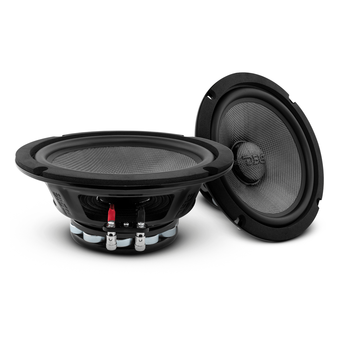 DS18 PRO-CF8.2NR 8" Mid-Bass Loudspeaker With Water Resistant Carbon Fiber Cone and Neodymium Rings Magnet 600 Watts 2-Ohms