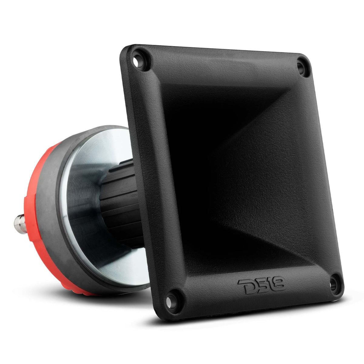 DS18 PRO-DR1PK44 1" Throat Twist On Compression Driver with 1" Phenolic Voice Coil and PRO-H44/BK Horn 240 Watts 8-ohm