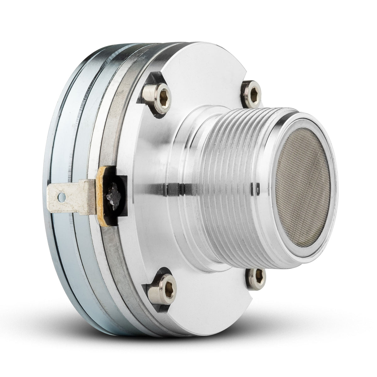 DS18 PRO-DRNSC1.5 1.5” Compression Driver - Premium Construction & Metallic Finish Side View