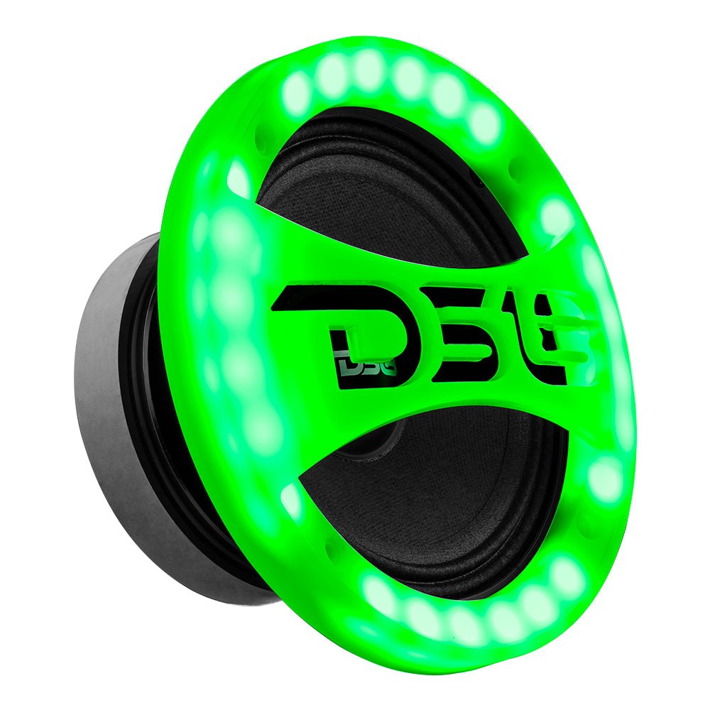 DS18 PRO-GRILLLGO - Universal Built-In RGB Light Speaker Grill Cover (Each) - New Edition