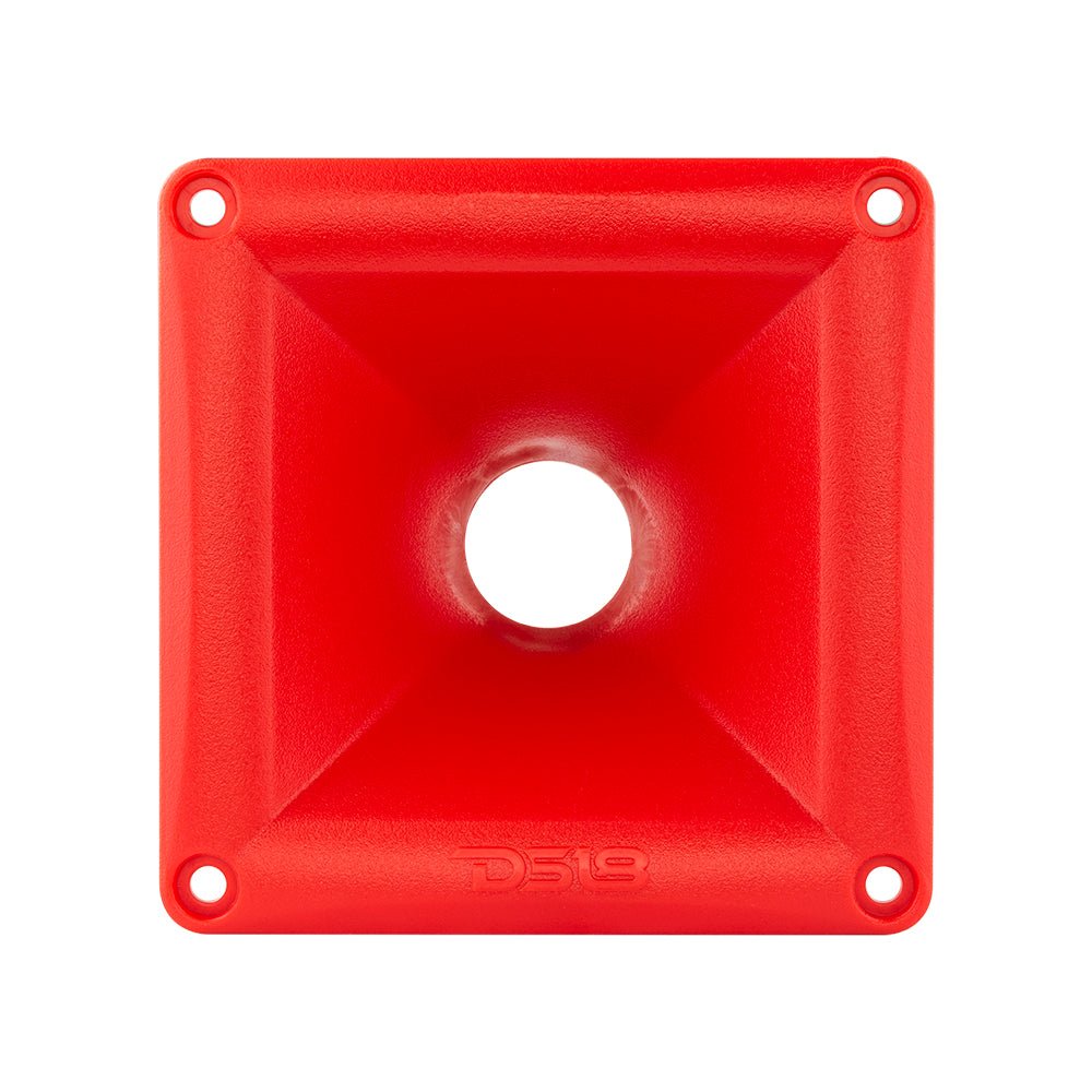 Difusor plástico de garganta de 1" con montaje de rosca – Cobertura de sonido de 45° x 45°, profundidad de 2.68"