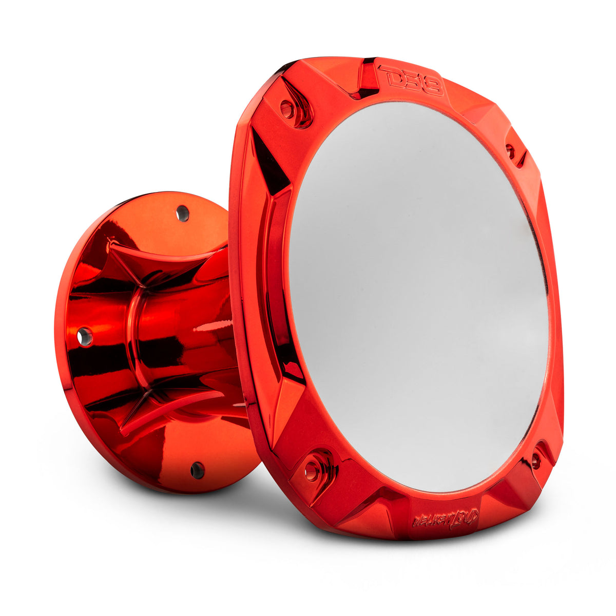 Difusor plástico atornillable de garganta de 2" – Cobertura de sonido de 35°, profundidad de 4.84"
