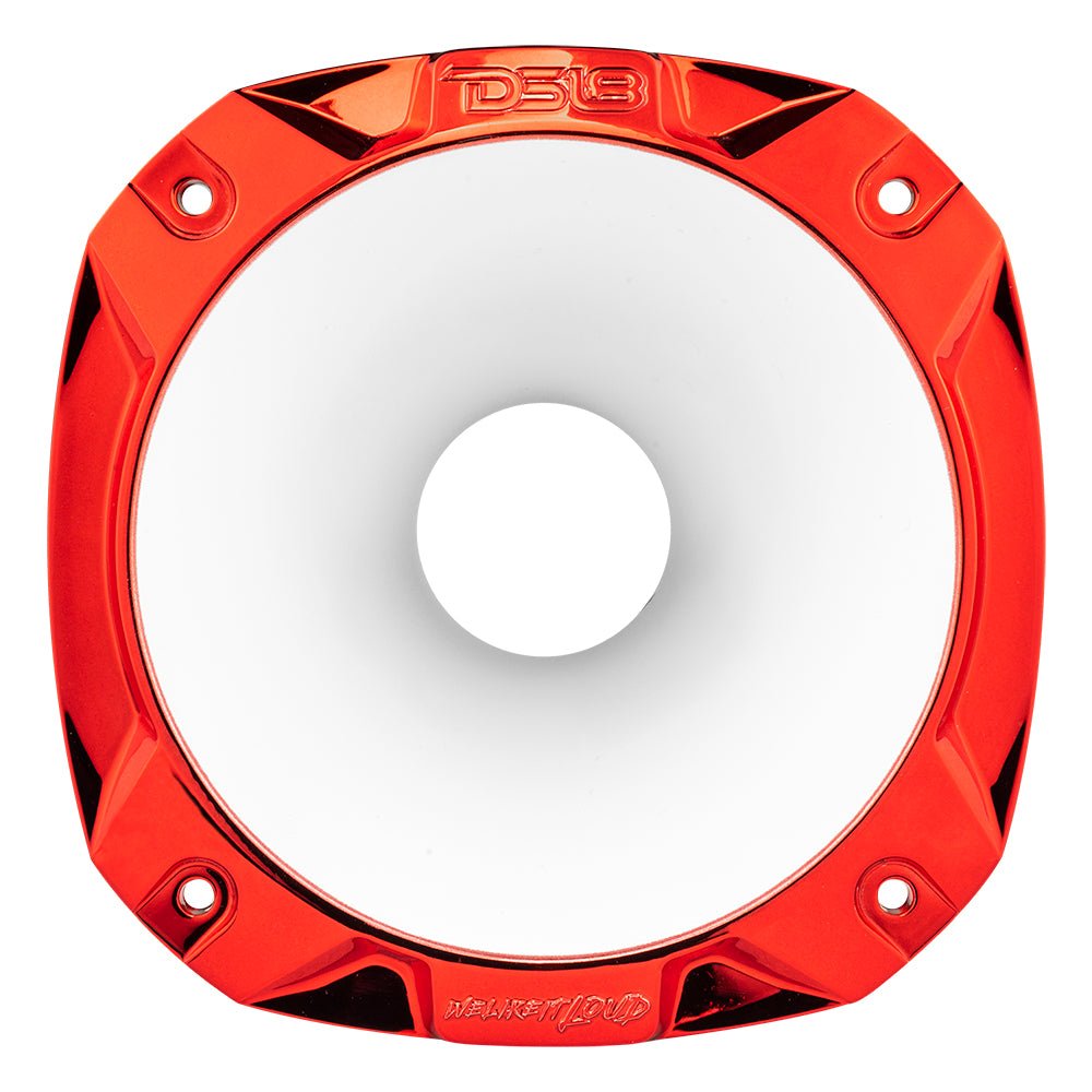 Difusor plástico atornillable de garganta de 2" – Cobertura de sonido de 35°, profundidad de 4.84"
