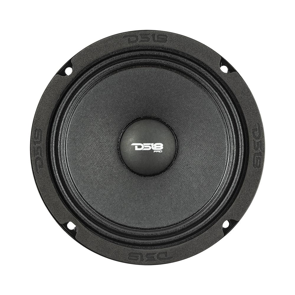 PRO 6.5" Shallow Neodymium Mid-Range Loudspeaker with Bullet 400 Watts 4-Ohms car audio stereo speakers
