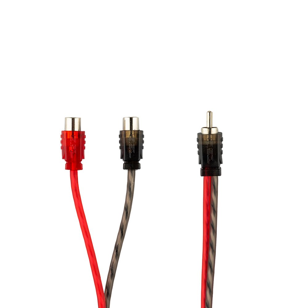 DS18 RCA-1M2F RCA Ultra Flex Y Connector 2 Female/1 Male