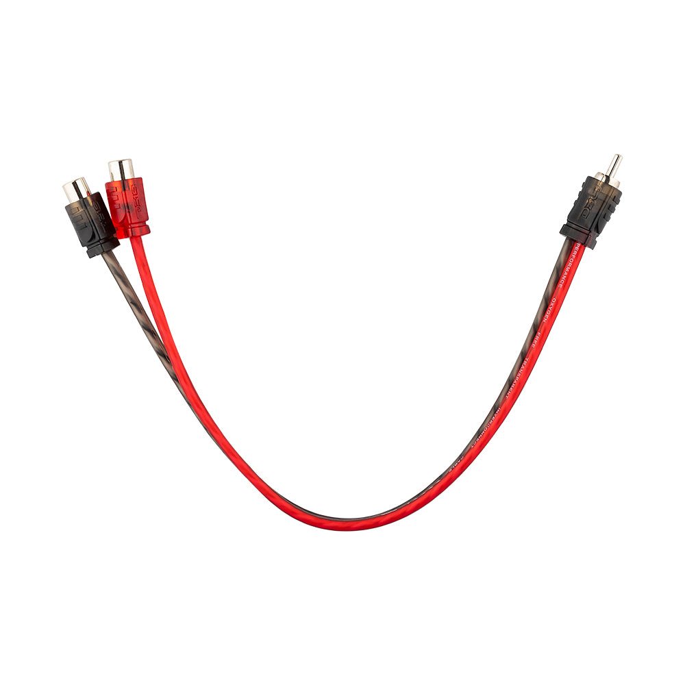 DS18 RCA-1M2F RCA Ultra Flex Y Connector 2 Female/1 Male