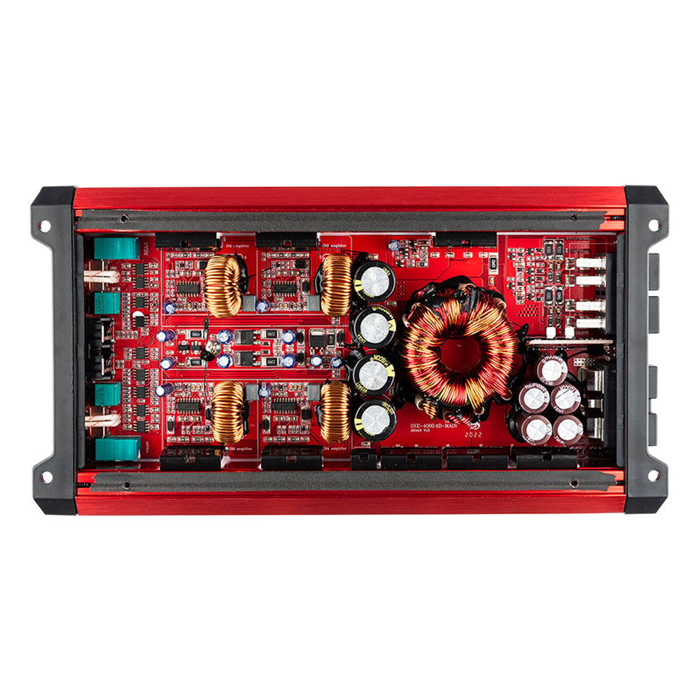 Class D 4-Channel Full-Range Car Amplifier 275 x 4 RMS @4 OHM 4000 Watts