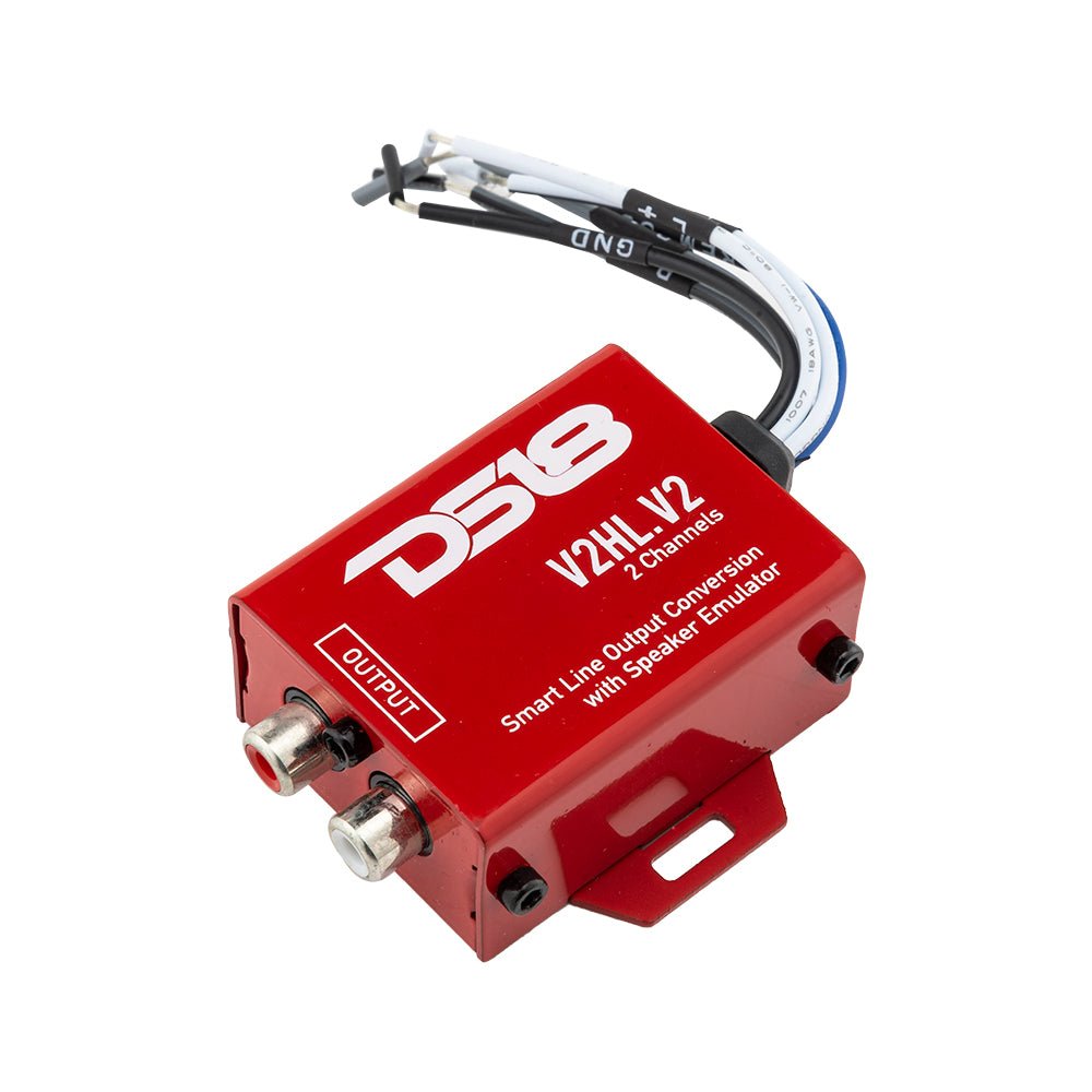 DS18 V2HL.V2 Hi/Lo Converter 2-Channel with Speaker Emulator (Remote out).