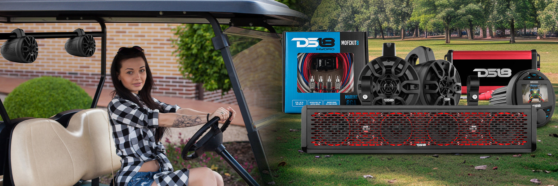 Best DS18 Products For Your Golf Cart's Sound System!