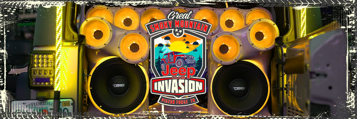 ボイスキーリング　ジウン DS18's Monster Audio Builds for Smoky Mountain Jeep Invasion