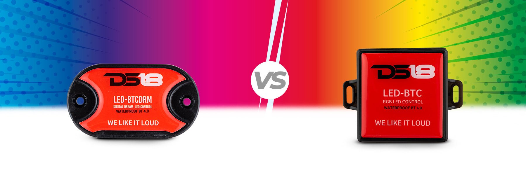 The Difference between The LED-BTC and The LED-BTCDRM