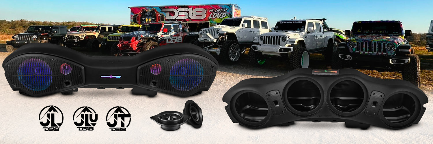 DS18's Newest Audio Upgrades for JL, JLU, and JT Models