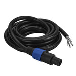 Loaded Voceteo Enclosure with Dual 8" Speakers, Dual 3.78" Tweeters, Amplifier & Speakon Cable