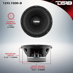 XL 12" Mid-Range Loudspeaker 750 Watts Rms 8-Ohm