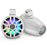 8” Marine Tower Speaker with Digital LED Lights, 1” Compression Driver, Neodymium Magnet, IP65 Rating