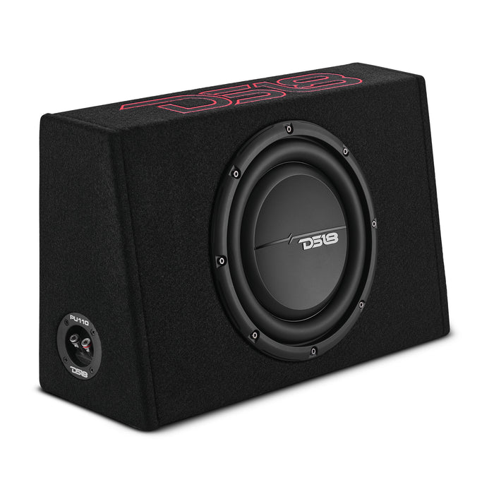Caja acústica para subwoofer de 10 pulgadas de perfil bajo para camionetas pickup
