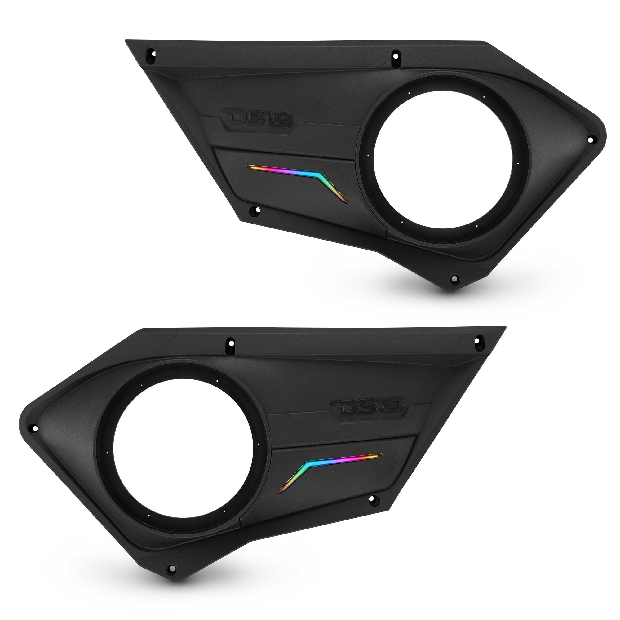 DS18 Polaris RZR Front Door Panel for 8” Speakers with Digital LED