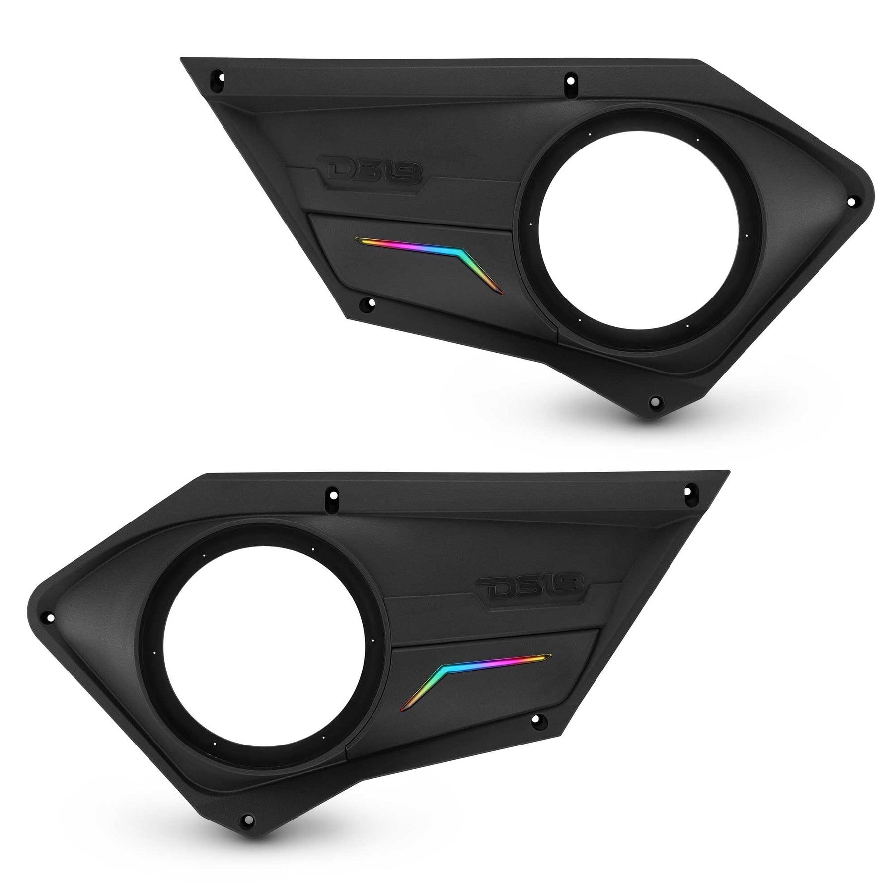 Polaris RZR Front Door Panels for 8” Speakers with Digital LED Lighting