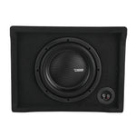 DFPU Under Seat 10” Shallow Subwoofer Enclosure | Sealed, Loaded, 600W RMS @ 2 Ohm