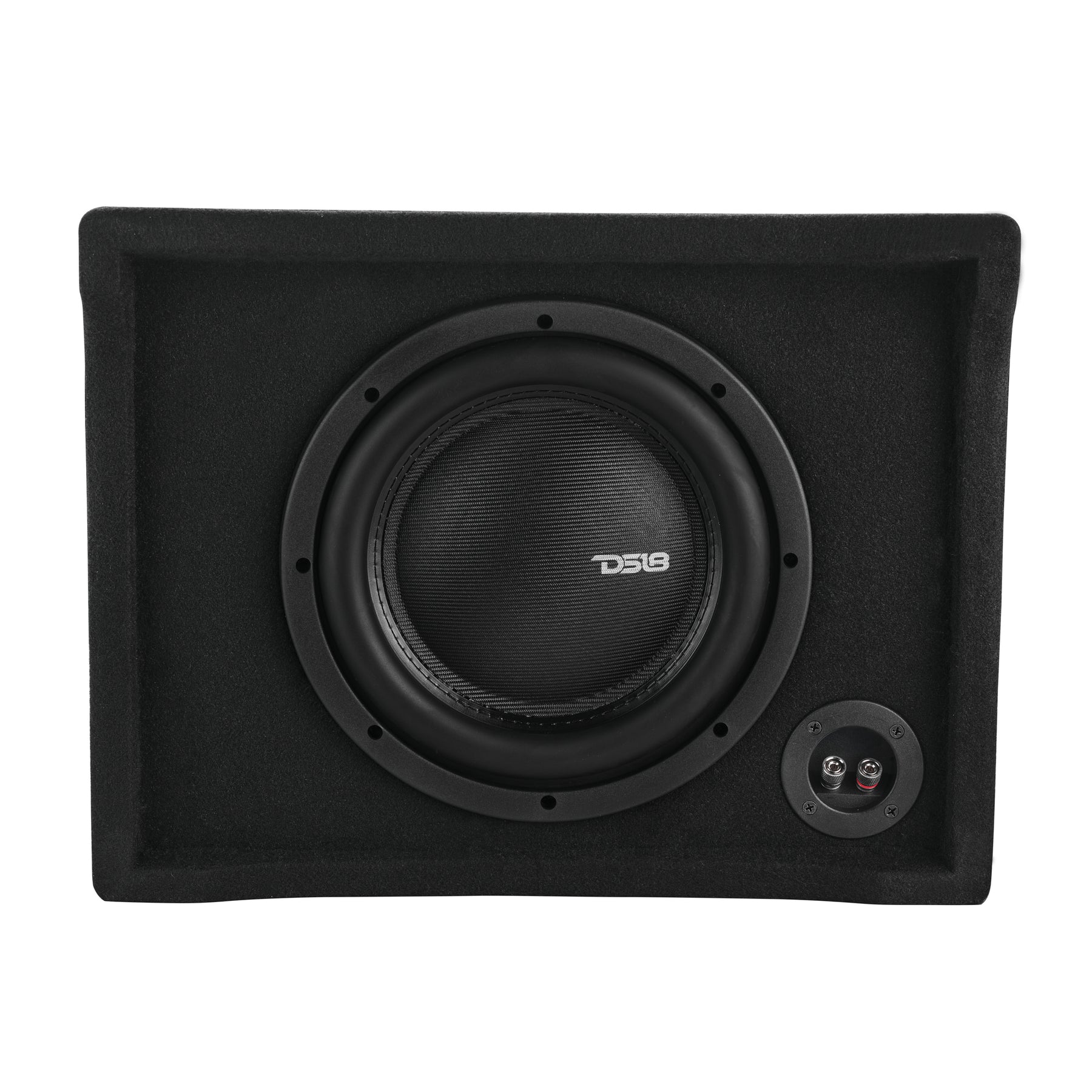 DFPU Under Seat 10” Shallow Subwoofer Enclosure | Sealed, Loaded, 600W RMS @ 2 Ohm