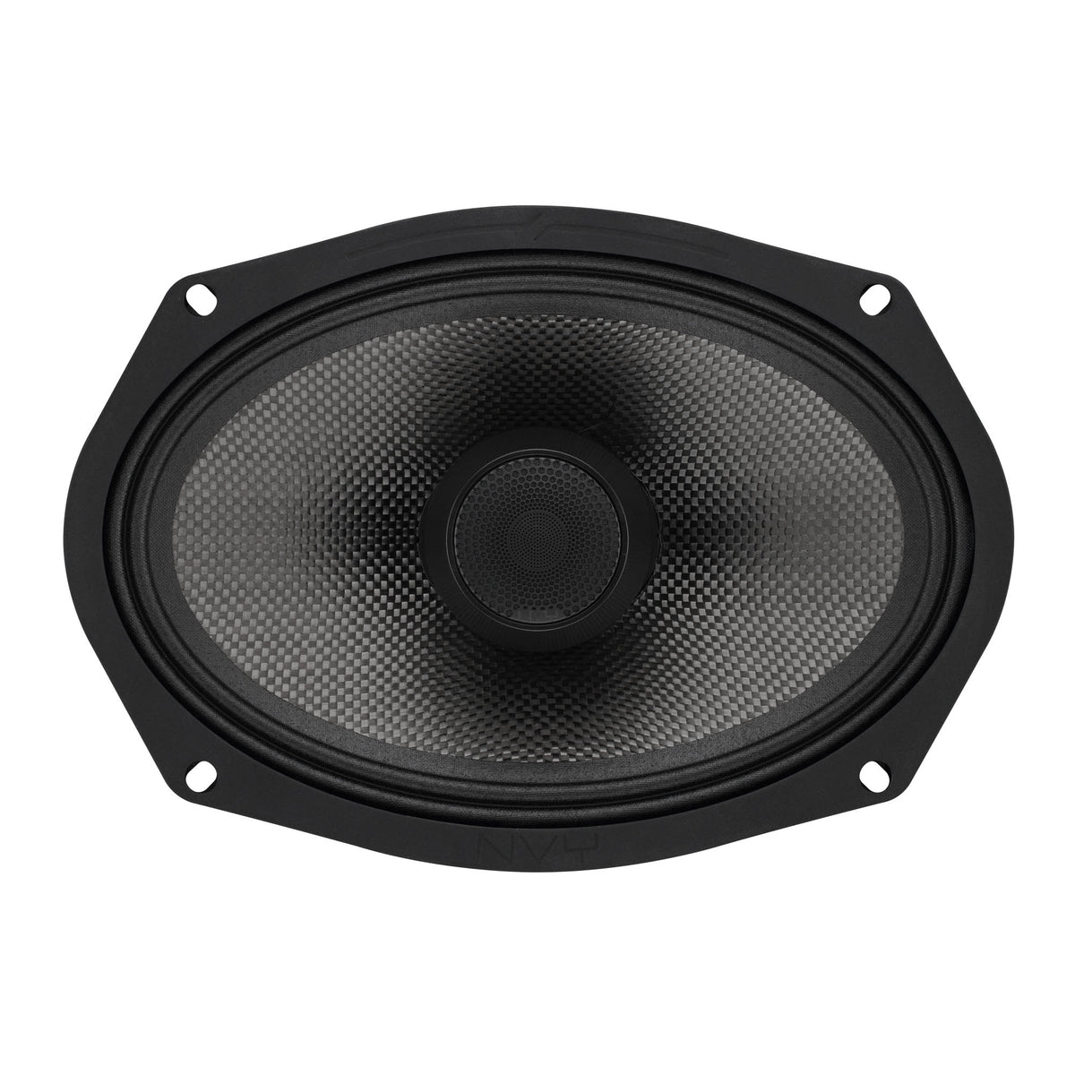 6x9” 2-Way Coaxial Loudspeaker with Water-Resistant Carbon Fiber Cone, 1” Bullet Tweeter, Neodymium Magnet | 300W RMS 4-Ohm