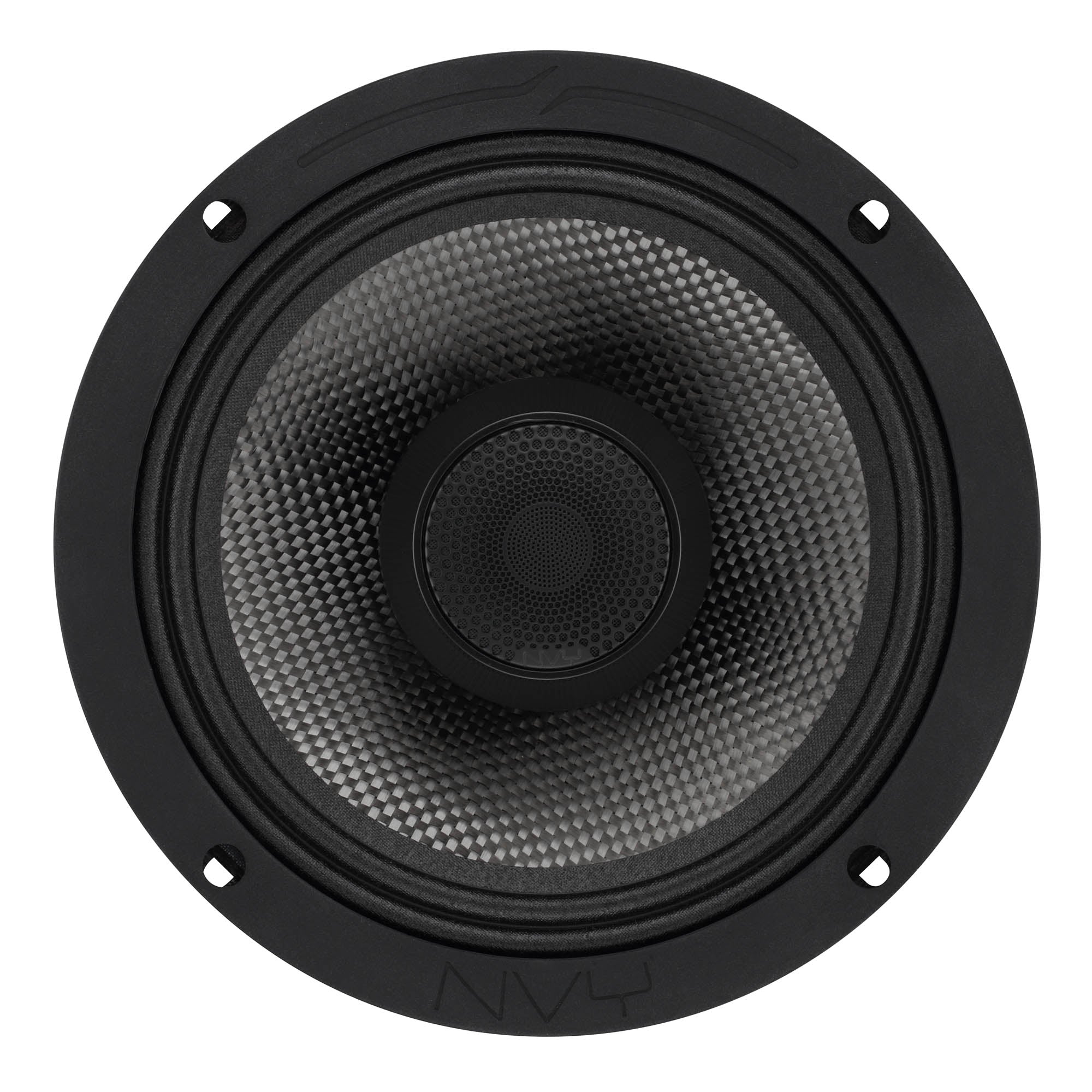 6.5” 2-Way Coaxial Loudspeaker with Water-Resistant Carbon Fiber Cone, 1” Bullet Tweeter, Neodymium Magnet | 300W RMS 4-Ohm