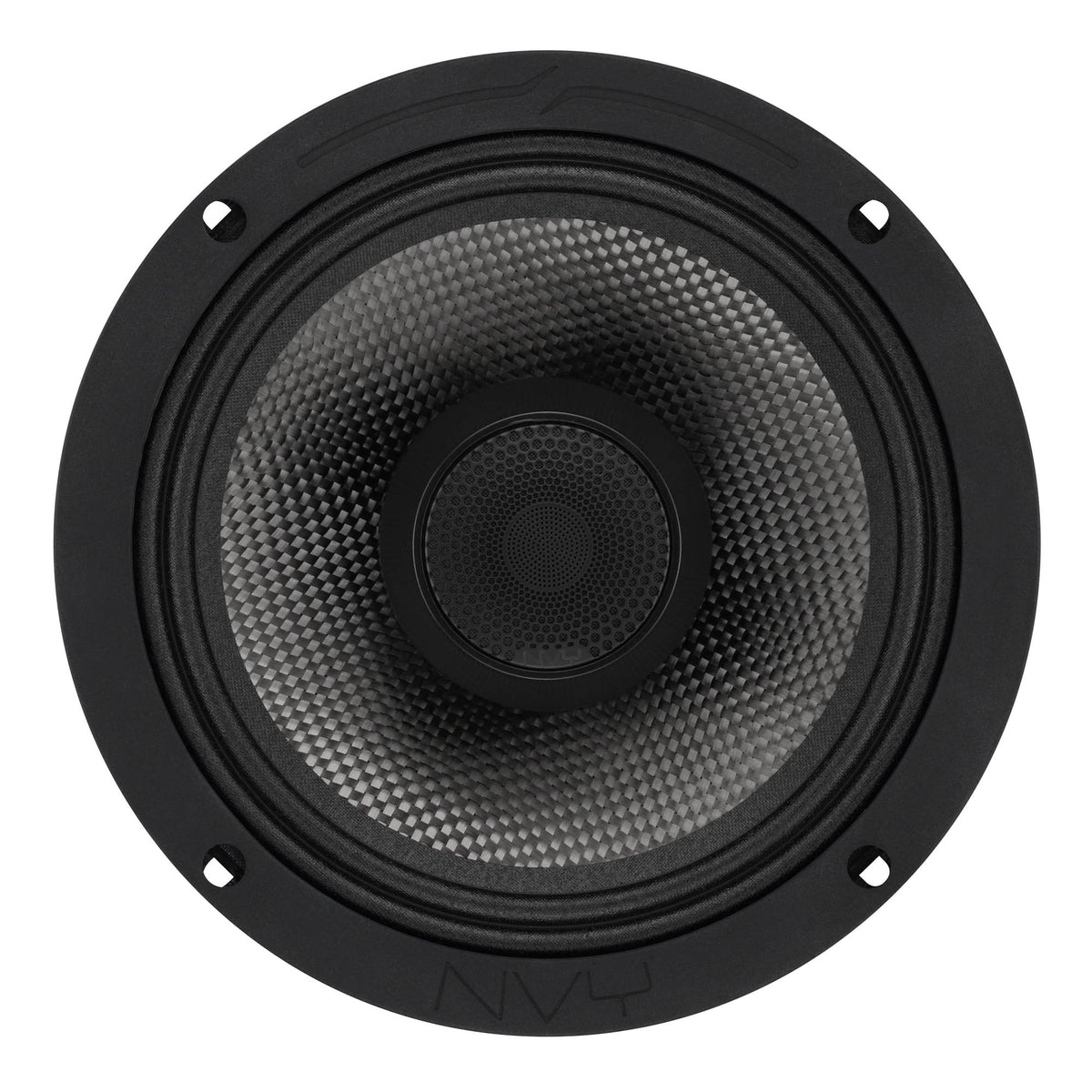 6.5” 2-Way Coaxial Loudspeaker with Water-Resistant Carbon Fiber Cone, 1” Bullet Tweeter, Neodymium Magnet | 300W RMS 4-Ohm