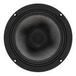 6.5” 2-Way Coaxial Loudspeaker with Water-Resistant Carbon Fiber Cone, 1” Bullet Tweeter, Neodymium Magnet | 300W RMS 4-Ohm