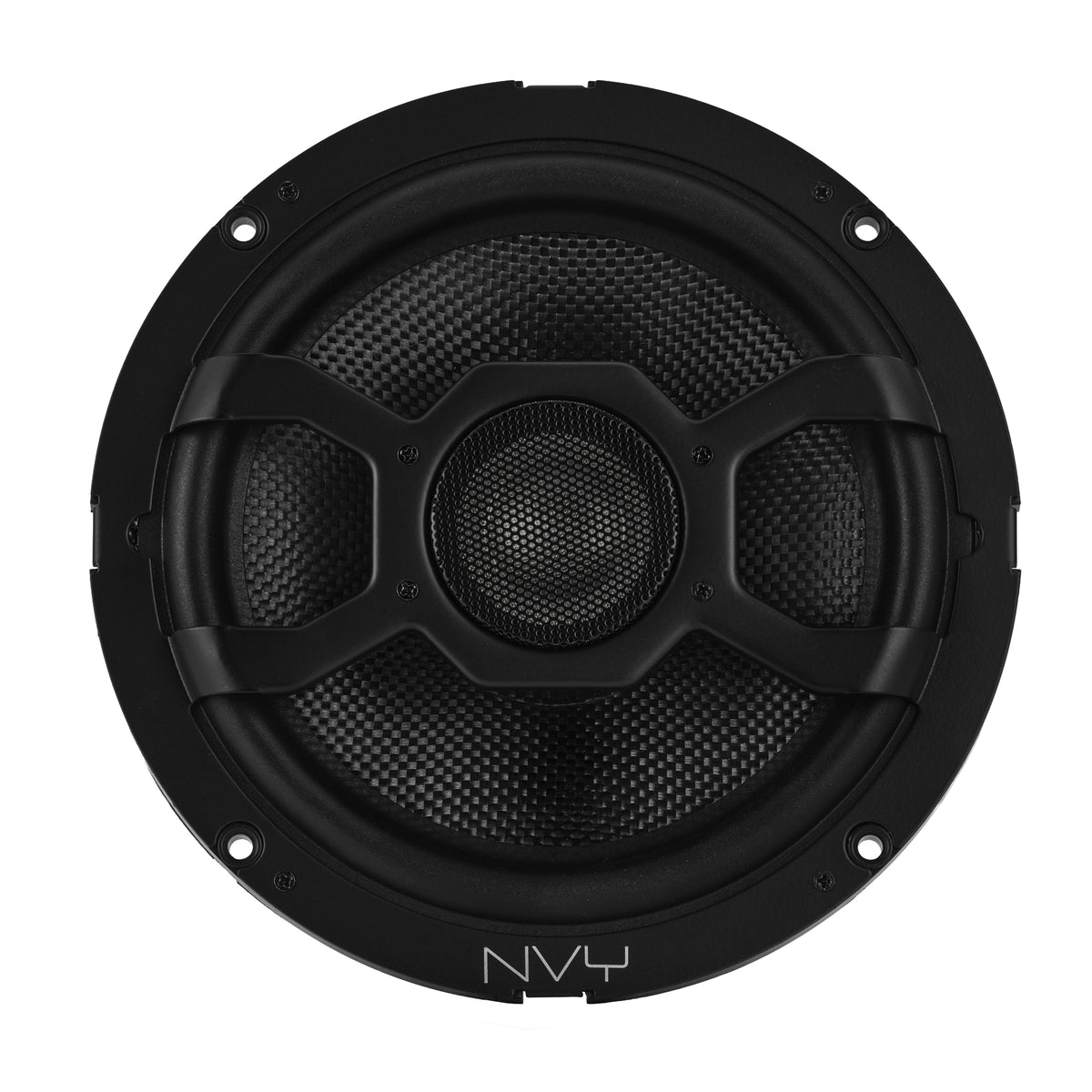 6.5" Component Speakers with Water-Resistant Glass Fiber Cone & Neodymium Magnet | 120W RMS 4-Ohm