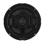 6.5" Component Speakers with Water-Resistant Glass Fiber Cone & Neodymium Magnet | 120W RMS 4-Ohm