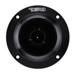 Tweeter Super Bullet de neodimio de alta compresión de 2,7" y 160 vatios. Altavoz de fonografía de titanio de 1,4" y 4 ohmios.