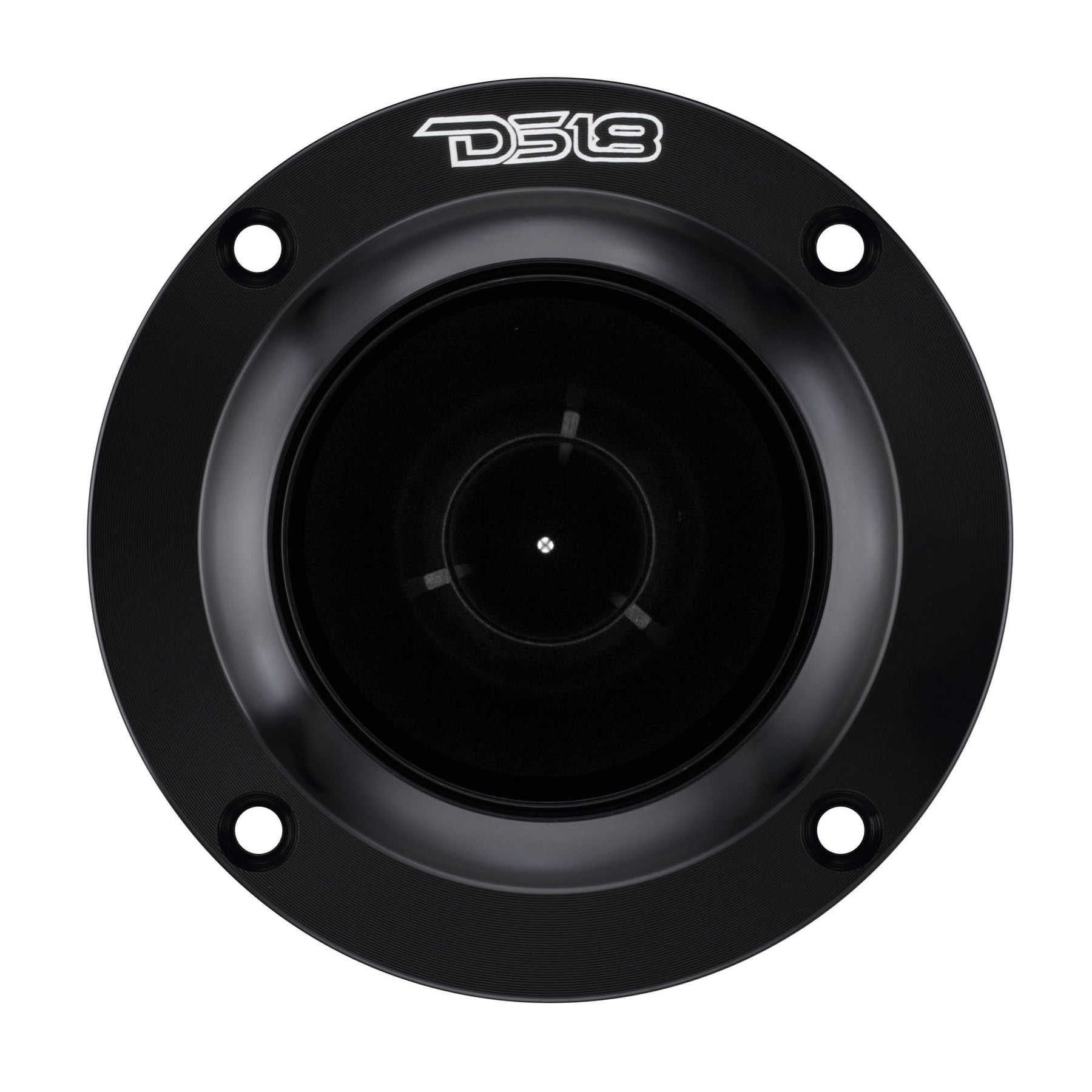 Tweeter Super Bullet de neodimio de alta compresión de 2,7" y 160 vatios. Altavoz de fonografía de titanio de 1,4" y 4 ohmios.