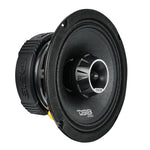 PRO-ZT 6.5" Coaxial Mid-Range Loudspeaker with Water-Resistant Cone Built-in Bullet Tweeter and Grill | 225W RMS 4-Ohm