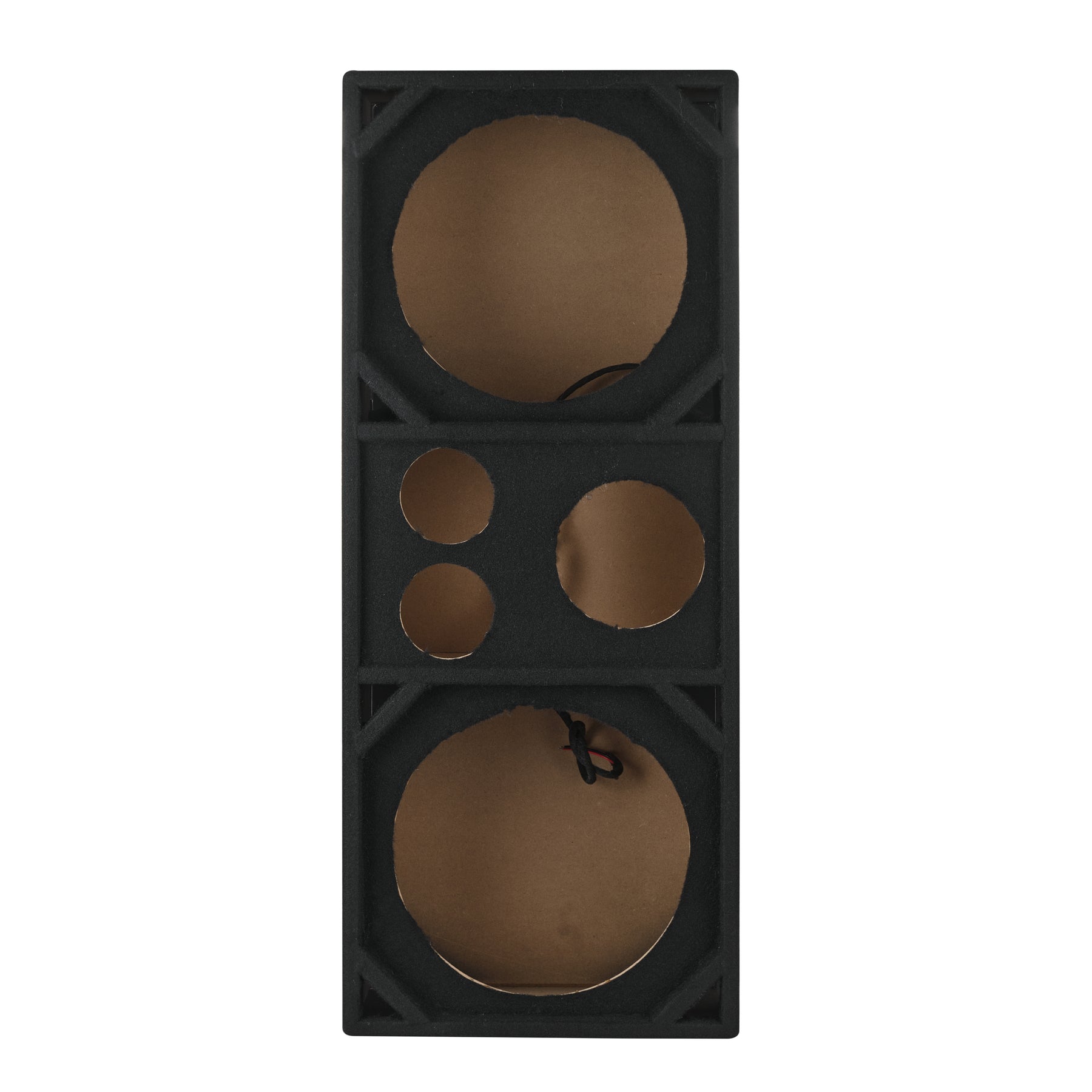 Dual 12” + Dual 4” Tweeter + 2” Driver Ported Voceteo Empty Enclosure | Speakon-Ready