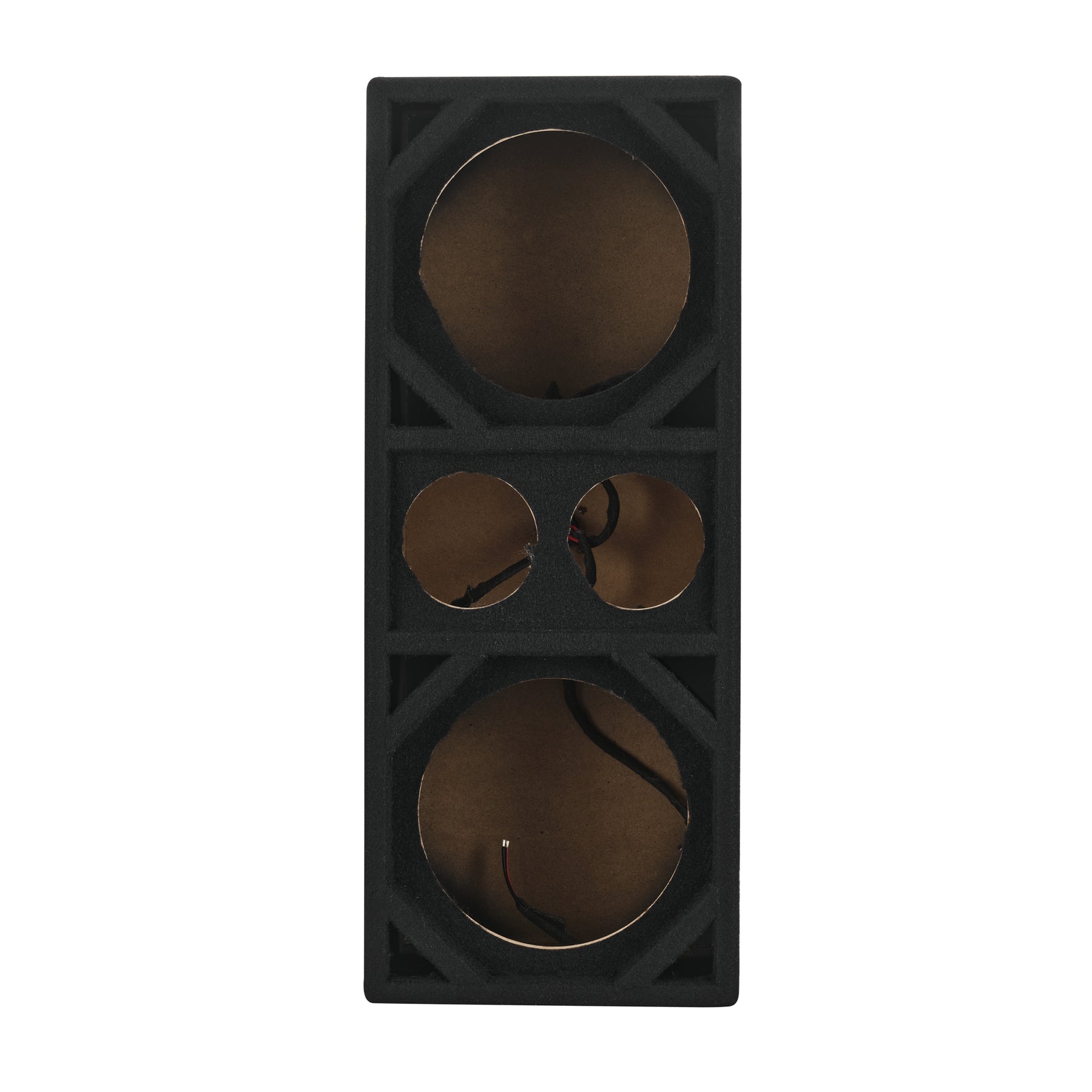 Dual 8” + Dual 4” Tweeter Ported Voceteo Empty Enclosure | Speakon-Ready