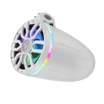 8” Marine Tower Speaker with Digital LED Lights, 1” Compression Driver, Neodymium Magnet, IP65 Rating