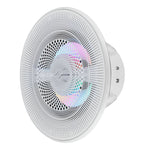 Luxury 8” 2-Way Marine Coaxial Speaker with Digital LED Lights and Flush Magnetic Mount Grille | 175W RMS 4-Ohm
