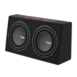 Loaded 10” Subwoofer + Passive Radiator Enclosure for Pickup Trucks