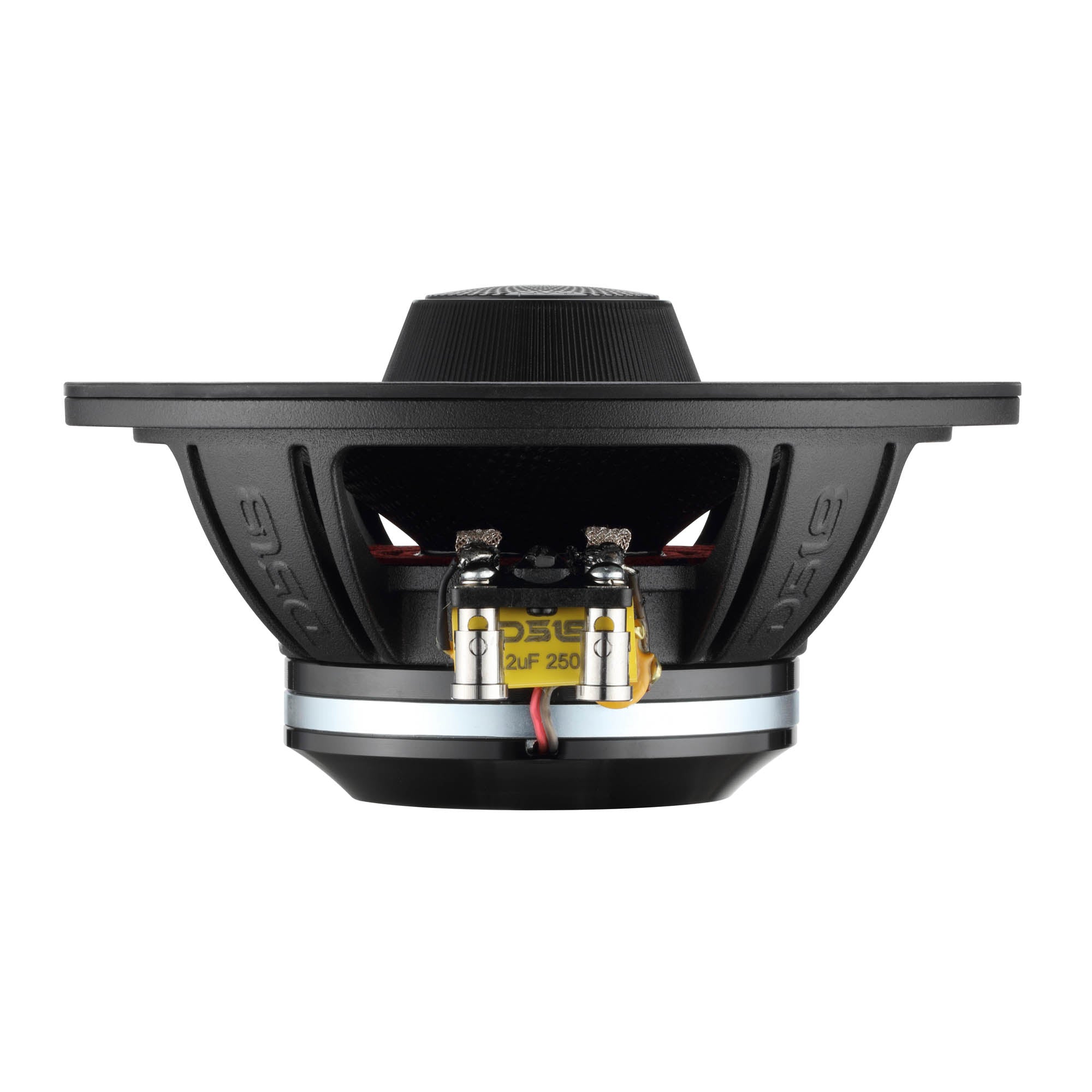 6.5” 2-Way Coaxial Loudspeaker with Water-Resistant Carbon Fiber Cone, 1” Bullet Tweeter, Neodymium Magnet | 300W RMS 4-Ohm