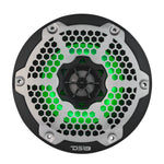 6.5” Marine 2-Way Hybrid Speaker with RGB LED, Compression Driver and Neodymium Magnet | 250W RMS 4-Ohm