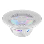 Luxury 8” 2-Way Marine Coaxial Speaker with Digital LED Lights and Flush Magnetic Mount Grille | 175W RMS 4-Ohm