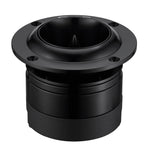 Tweeter Super Bullet de neodimio de alta compresión de 2,7" y 160 vatios. Altavoz de fonografía de titanio de 1,4" y 4 ohmios.