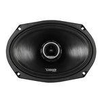 PRO-ZT 6x9" Coaxial Mid-Range Loudspeaker with Water-Resistant Cone Built-in Bullet Tweeter and Grill | 275W RMS 4-Ohm