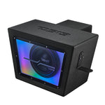 Polaris RZR PRO/XP 10" Bandpass Subwoofer Enclosure for Rear Cargo Box with Digital LED Lights | EXL-X10.2D Preloaded