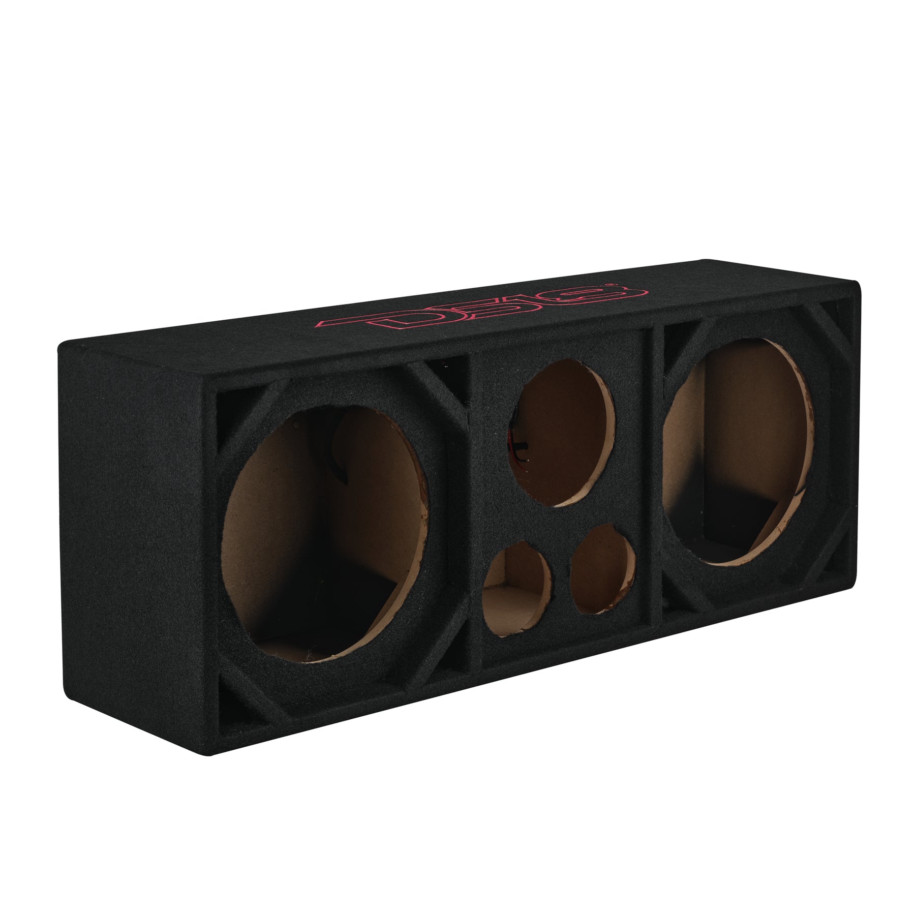 Dual 10” + Dual 4” Tweeter + 2” Driver Ported Empty Voceteo Enclosure | Speakon-Ready