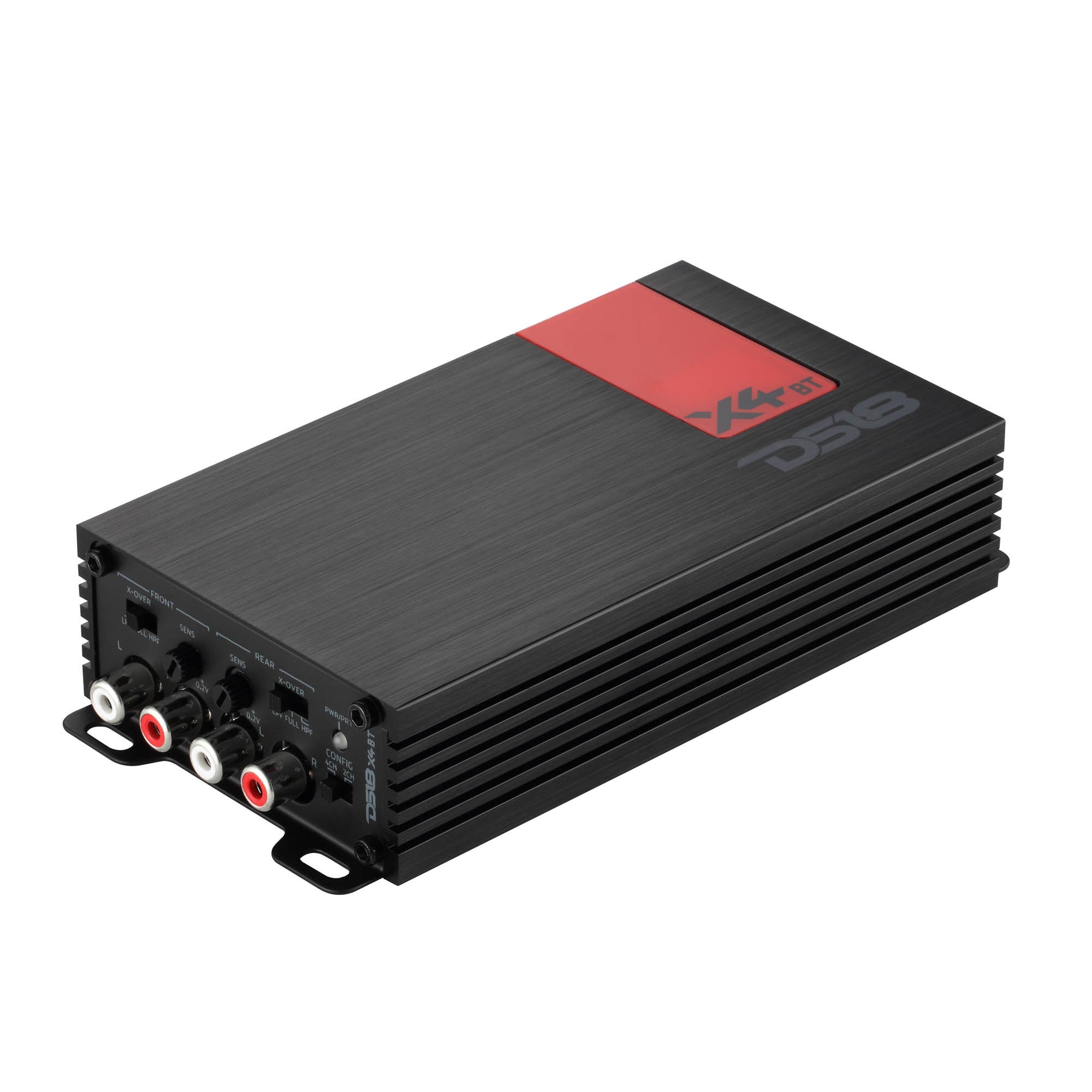 X 4-Channel Ultra Compact Full-Range Amplifier with Bluetooth Connectivity - 4 x 70 Watts Rms