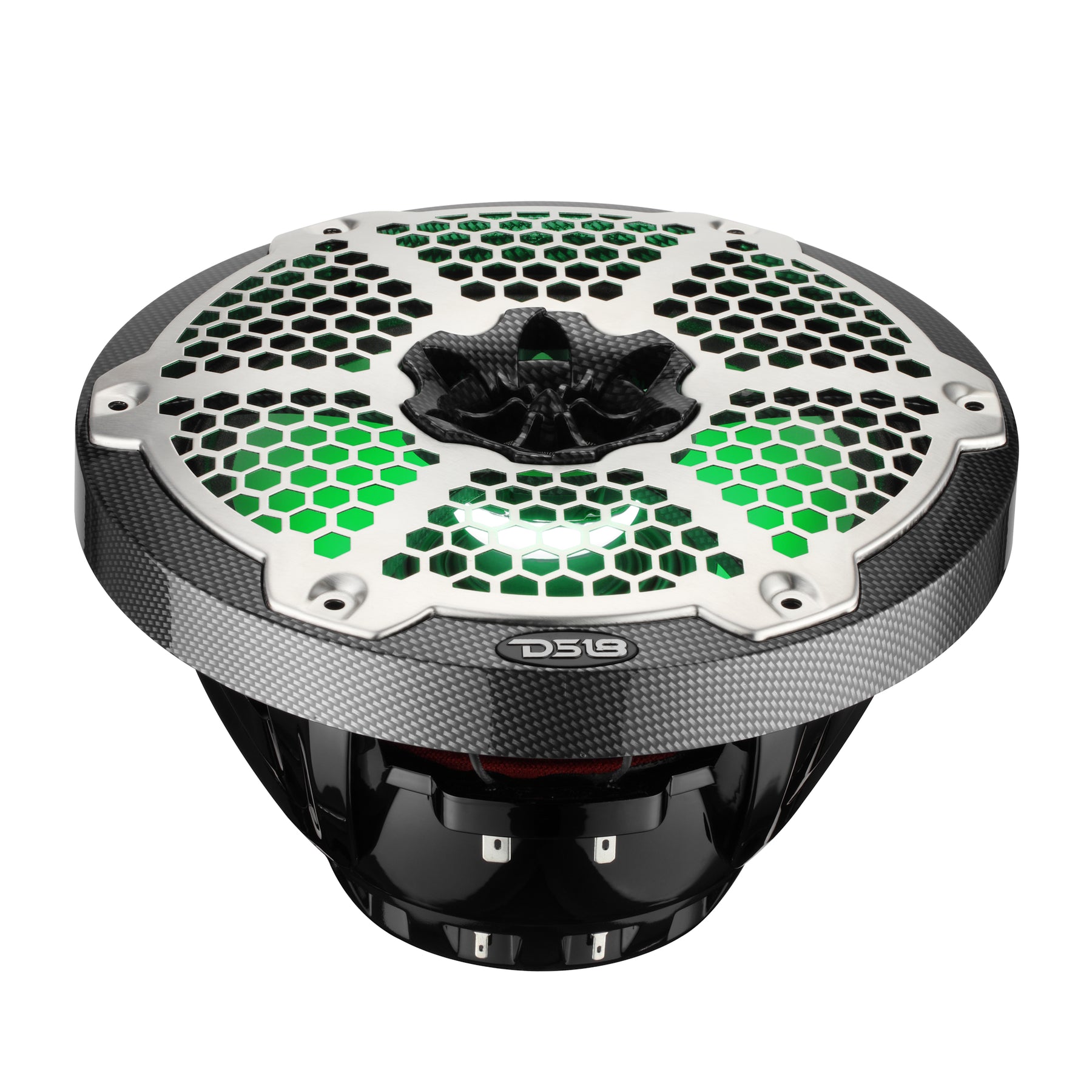 8” Marine 2-Way Hybrid Speaker with RGB LED, Compression Driver and Neodymium Magnet | 350W RMS 4-Ohm